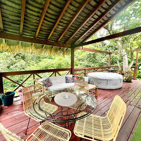 Ti Zaboka Chalet , Spa Privatif เลส์อาบิมส์ ภายนอก รูปภาพ